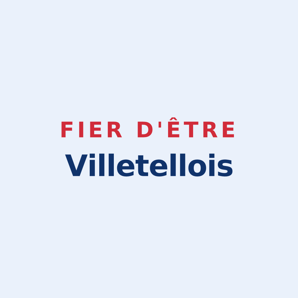 Sticker « Fier d'être Villetellois » — design pour La Villetelle