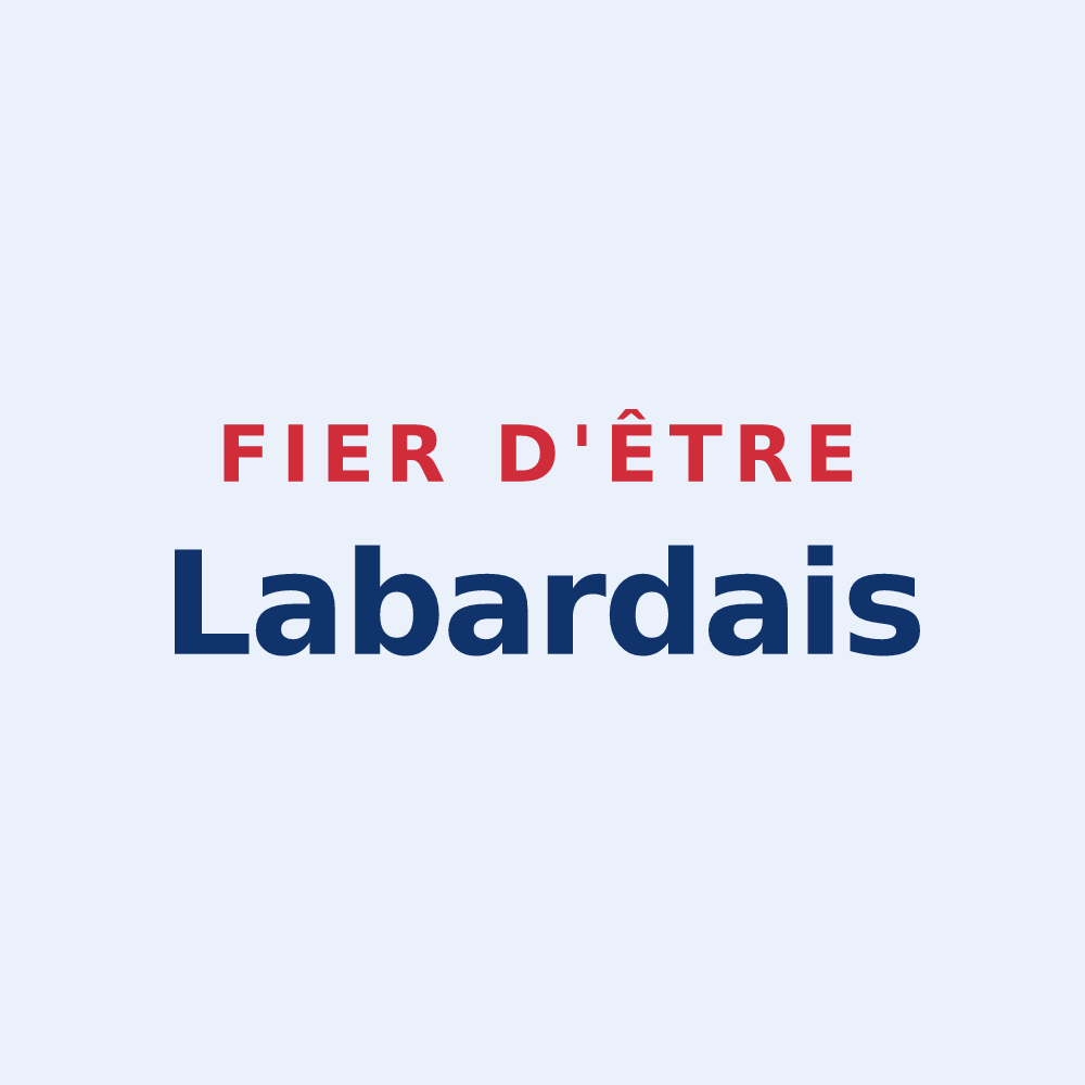 Sticker « Fier d'être Labardais » — design pour Labarde