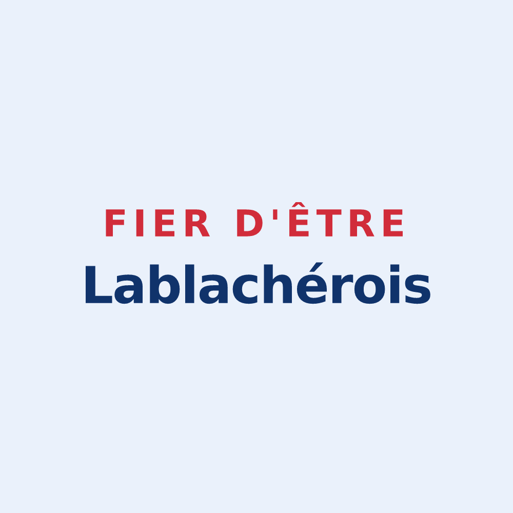 Sticker « Fier d'être Lablachérois » — design pour Lablachère