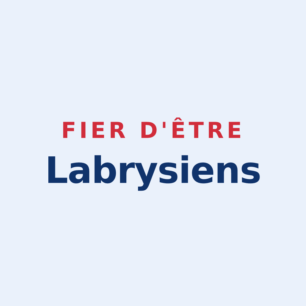 Sticker « Fier d'être Labrysiens » — design pour Labry