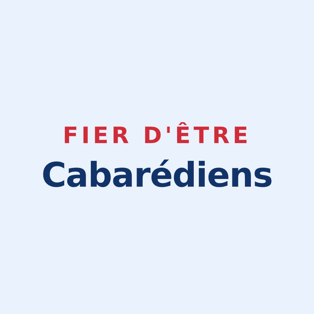Sticker « Fier d'être Cabarédiens » — design pour Lacabarède