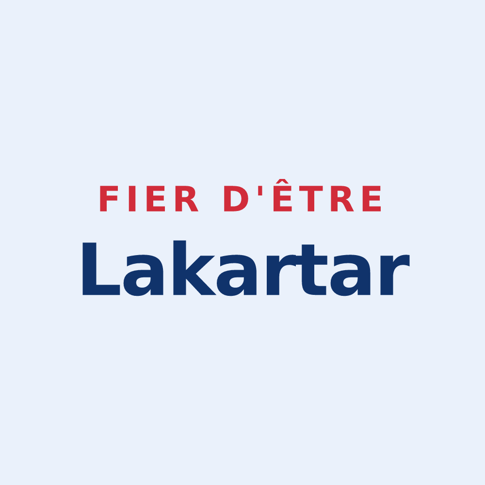 Sticker « Fier d'être Lakartar » — design pour Lacarre