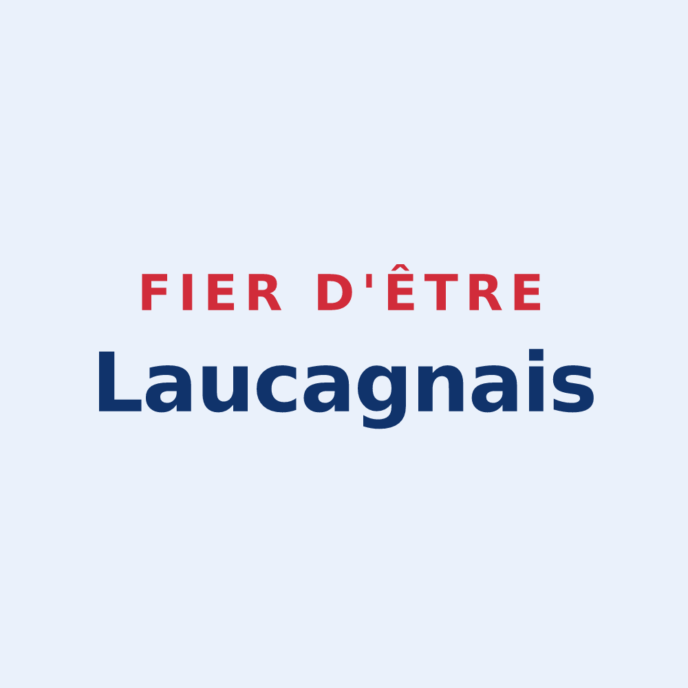 Sticker « Fier d'être Laucagnais » — design pour Lacaugne
