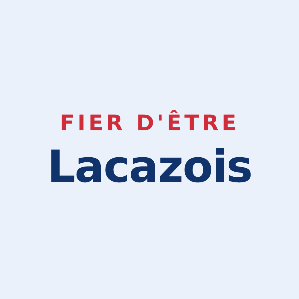 Sticker « Fier d'être Lacazois » — design pour Lacaze