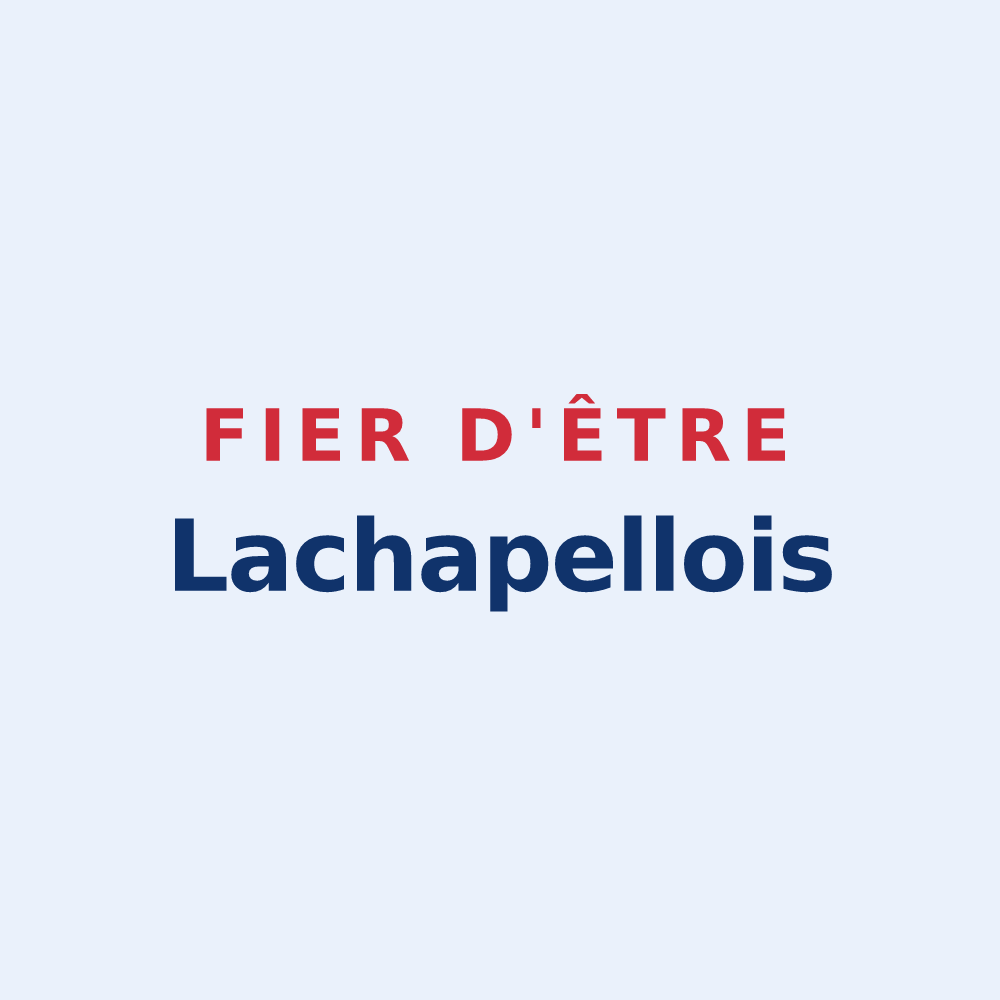 Sticker « Fier d'être Lachapellois » — design pour Lachapelle