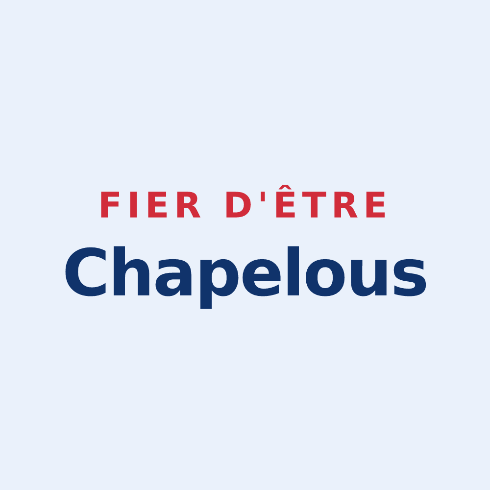 Sticker « Fier d'être Chapelous » — design pour Lachapelle-Graillouse