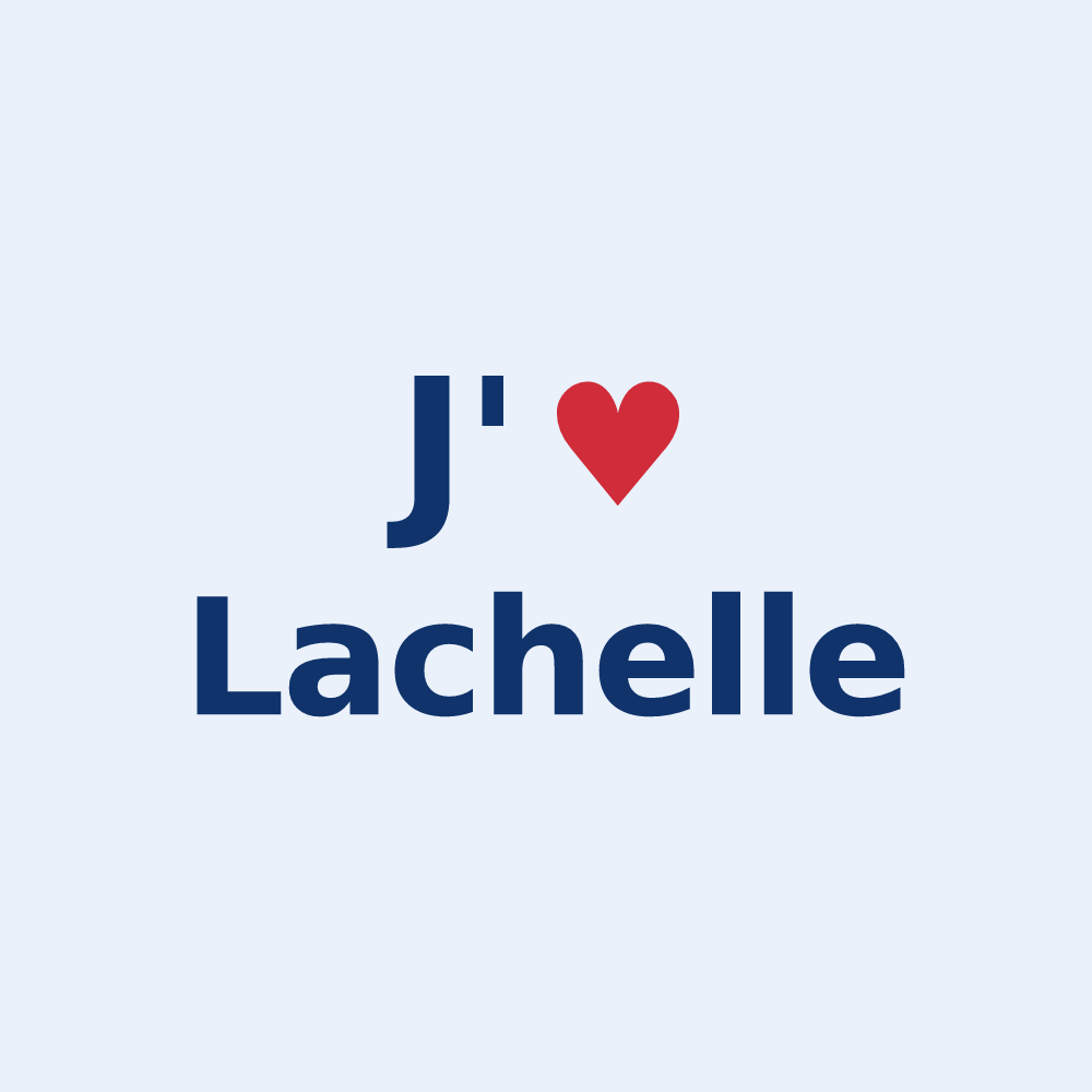 Sticker personnalisé Lachelle — design J'aime Lachelle