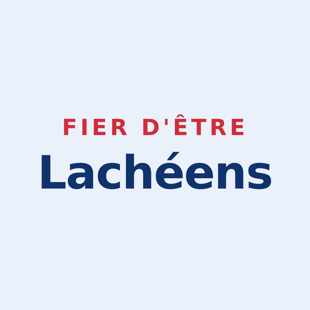 Sticker « Fier d'être Lachéens » — design pour Lachy