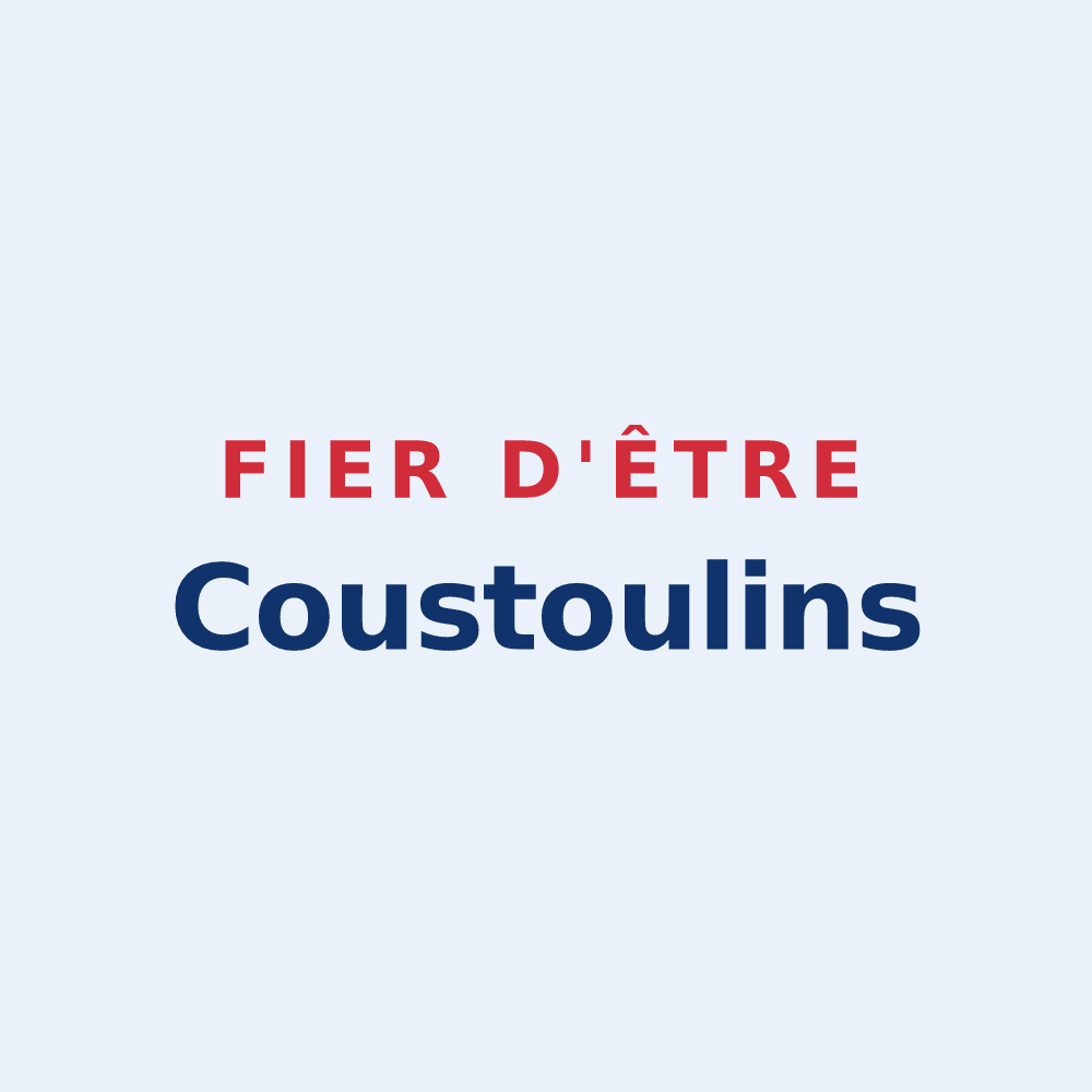 Sticker « Fier d'être Coustoulins » — design pour Lacoste