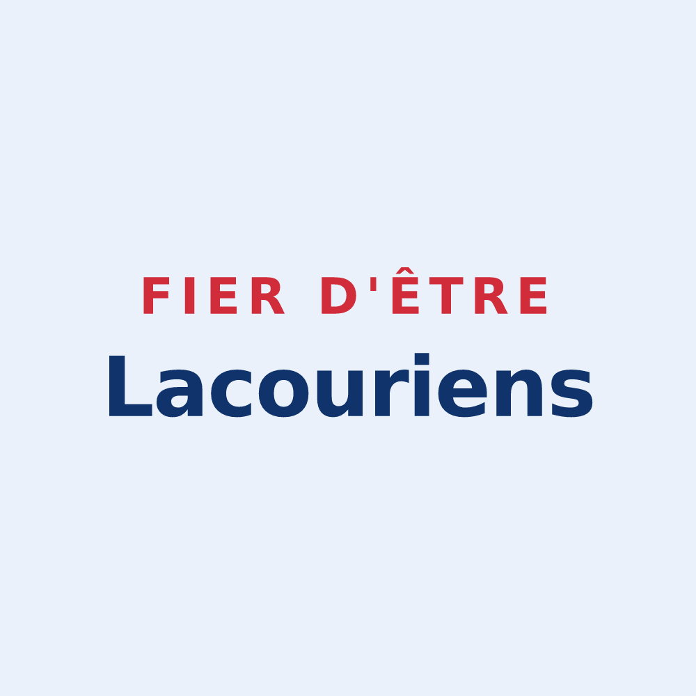 Sticker « Fier d'être Lacouriens » — design pour Lacour