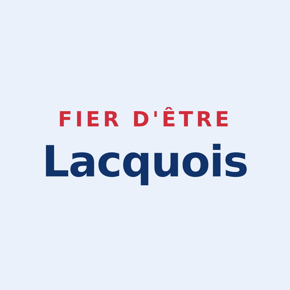 Sticker « Fier d'être Lacquois » — design pour Lacquy