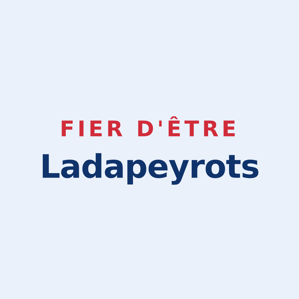 Sticker « Fier d'être Ladapeyrots » — design pour Ladapeyre