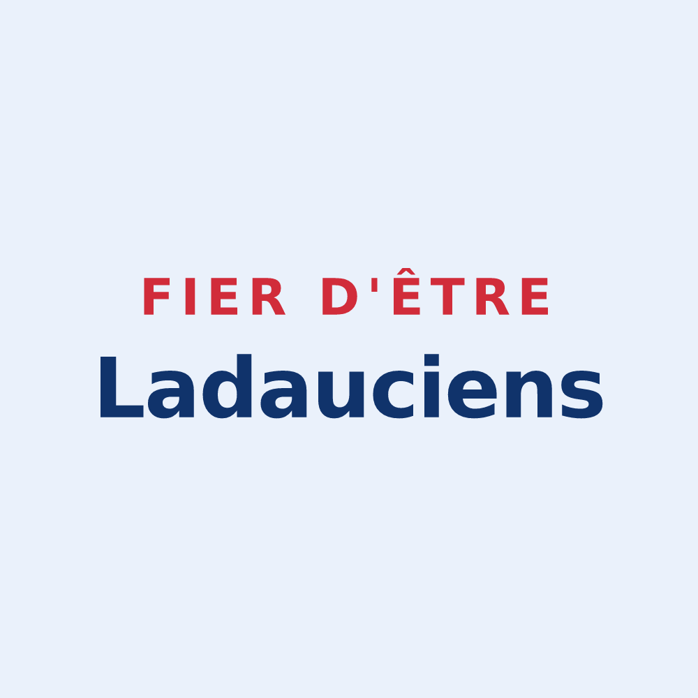 Sticker « Fier d'être Ladauciens » — design pour Ladaux