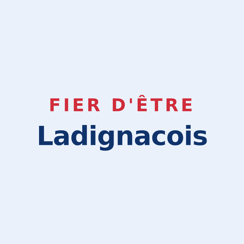 Sticker « Fier d'être Ladignacois » — design pour Ladignac-sur-Rondelles