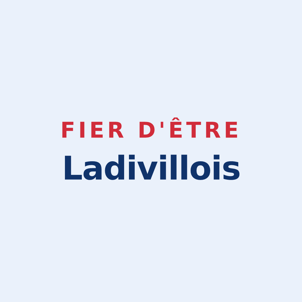 Sticker « Fier d'être Ladivillois » — design pour Ladiville