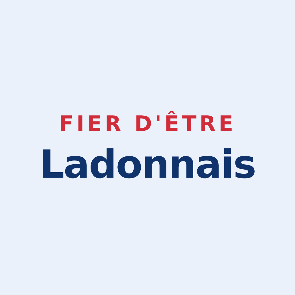 Sticker « Fier d'être Ladonnais » — design pour Ladon
