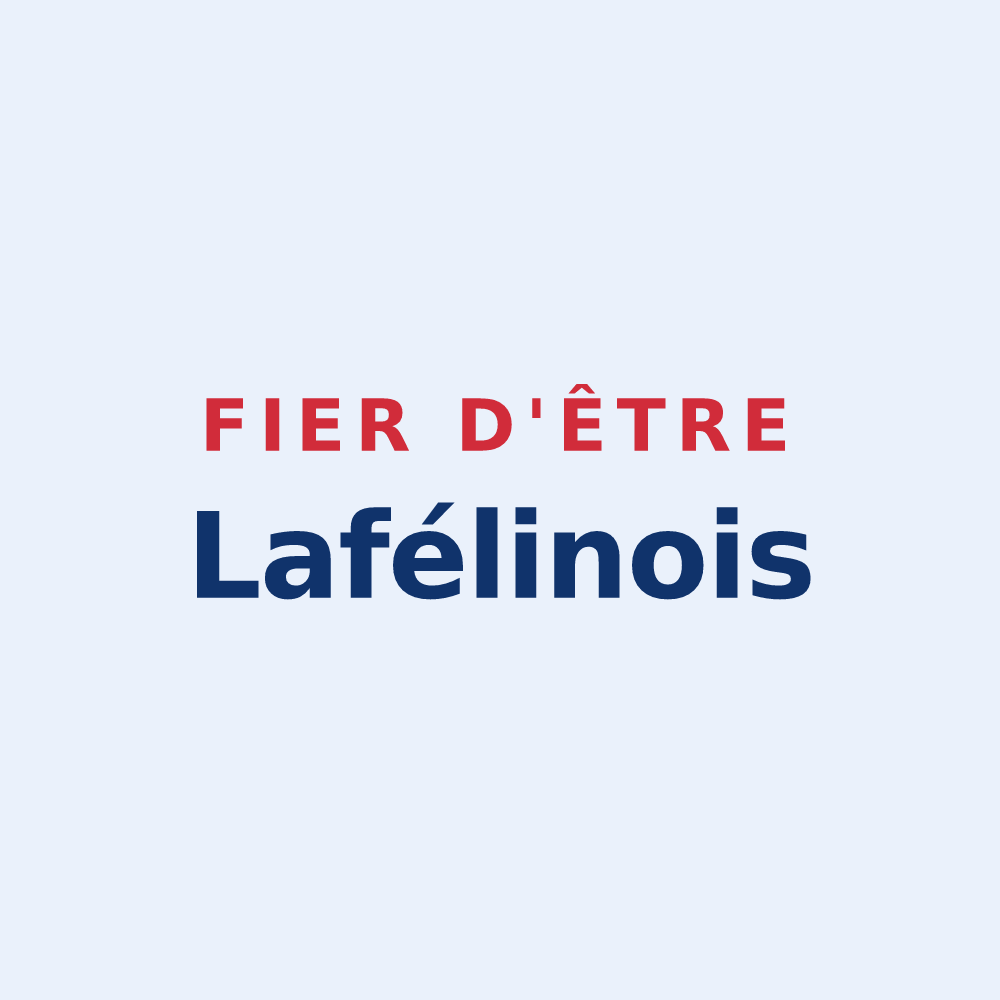 Sticker « Fier d'être Lafélinois » — design pour Laféline