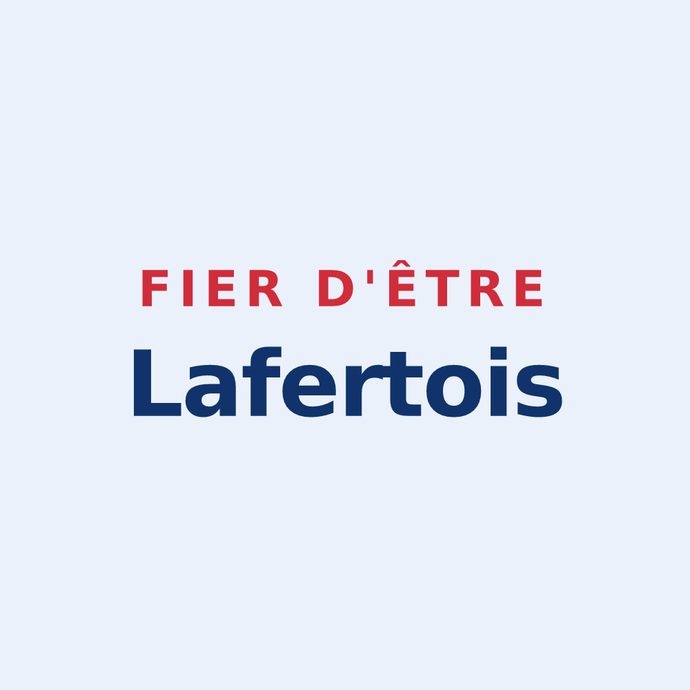 Sticker « Fier d'être Lafertois » — design pour Laferté-sur-Amance
