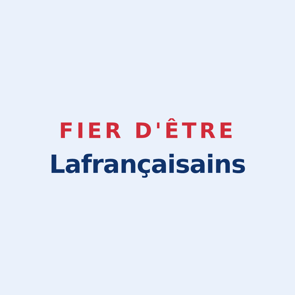 Sticker « Fier d'être Lafrançaisains » — design pour Lafrançaise