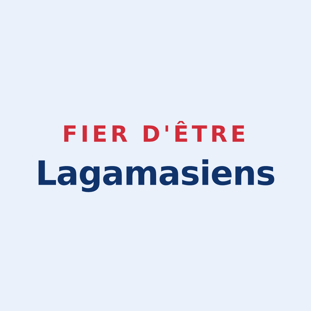 Sticker « Fier d'être Lagamasiens » — design pour Lagamas