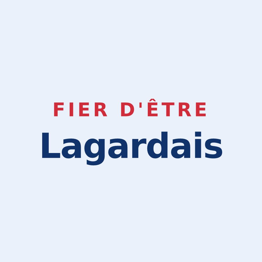 Sticker « Fier d'être Lagardais » — design pour Lagarde