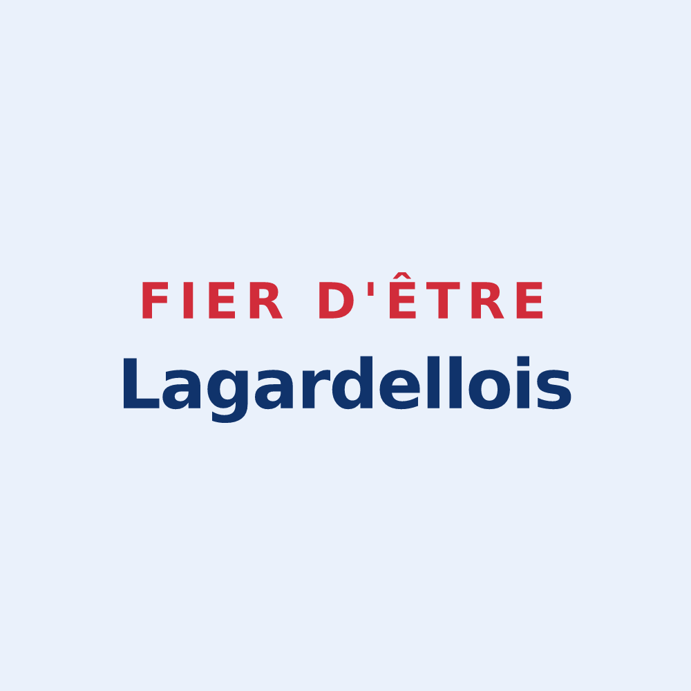 Sticker « Fier d'être Lagardellois » — design pour Lagardelle-sur-Lèze