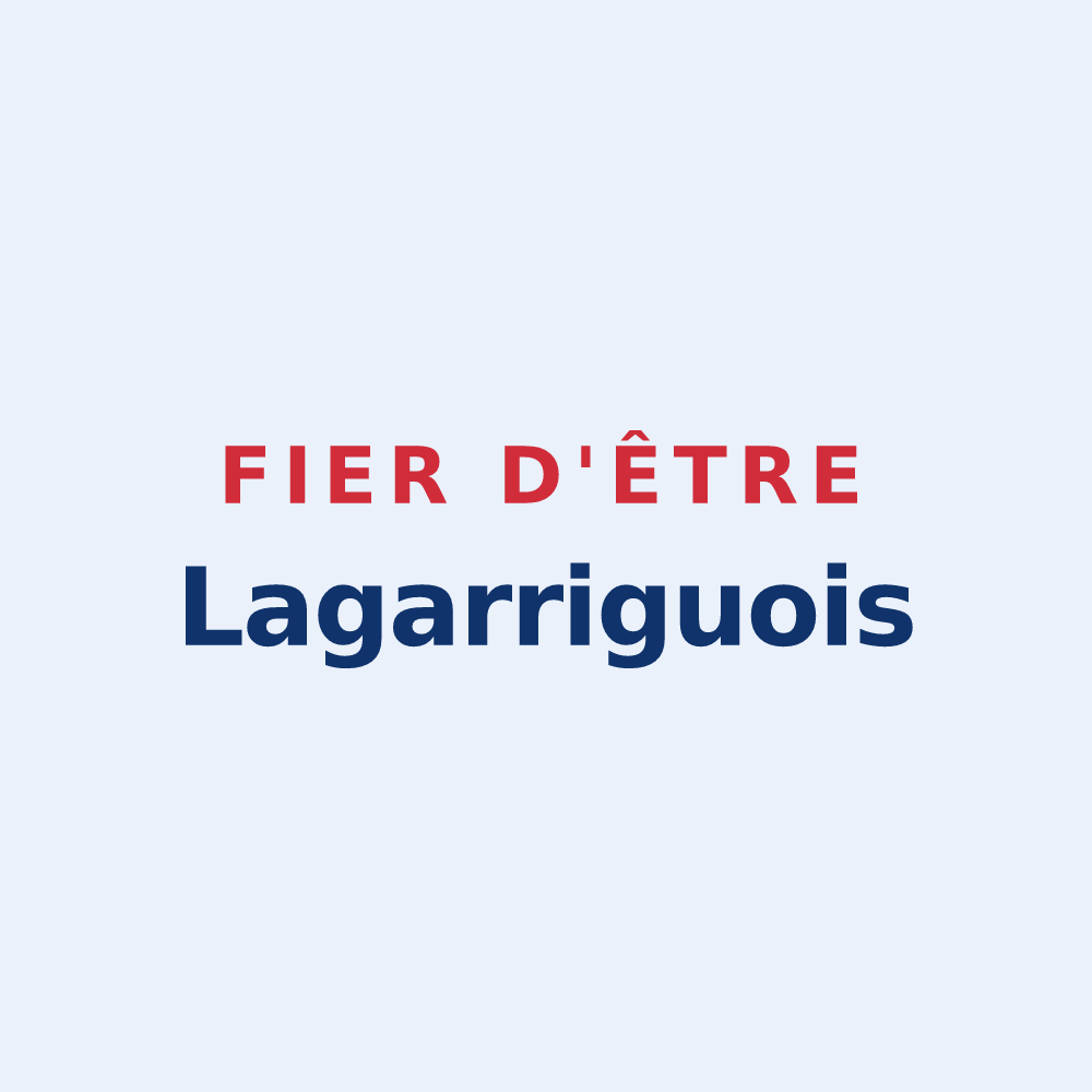 Sticker « Fier d'être Lagarriguois » — design pour Lagarrigue