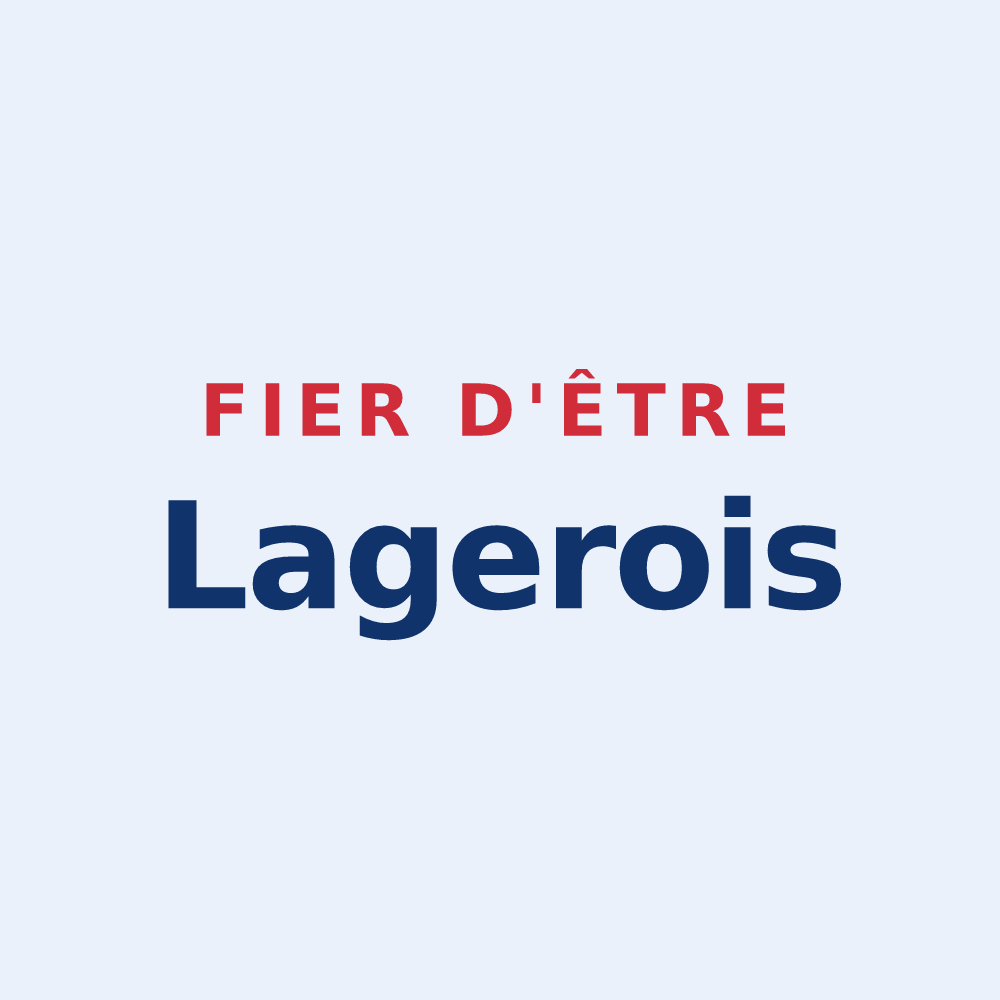 Sticker « Fier d'être Lagerois » — design pour Lagery