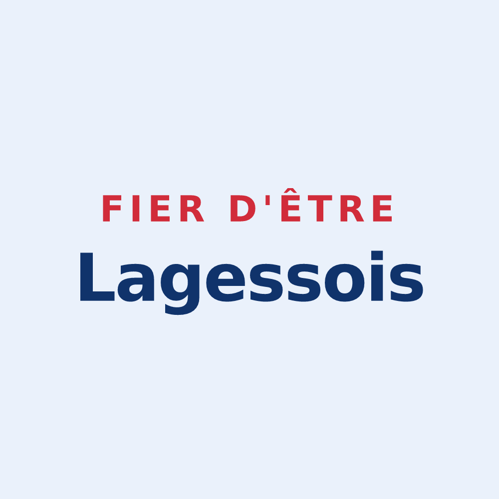 Sticker « Fier d'être Lagessois » — design pour Lagesse