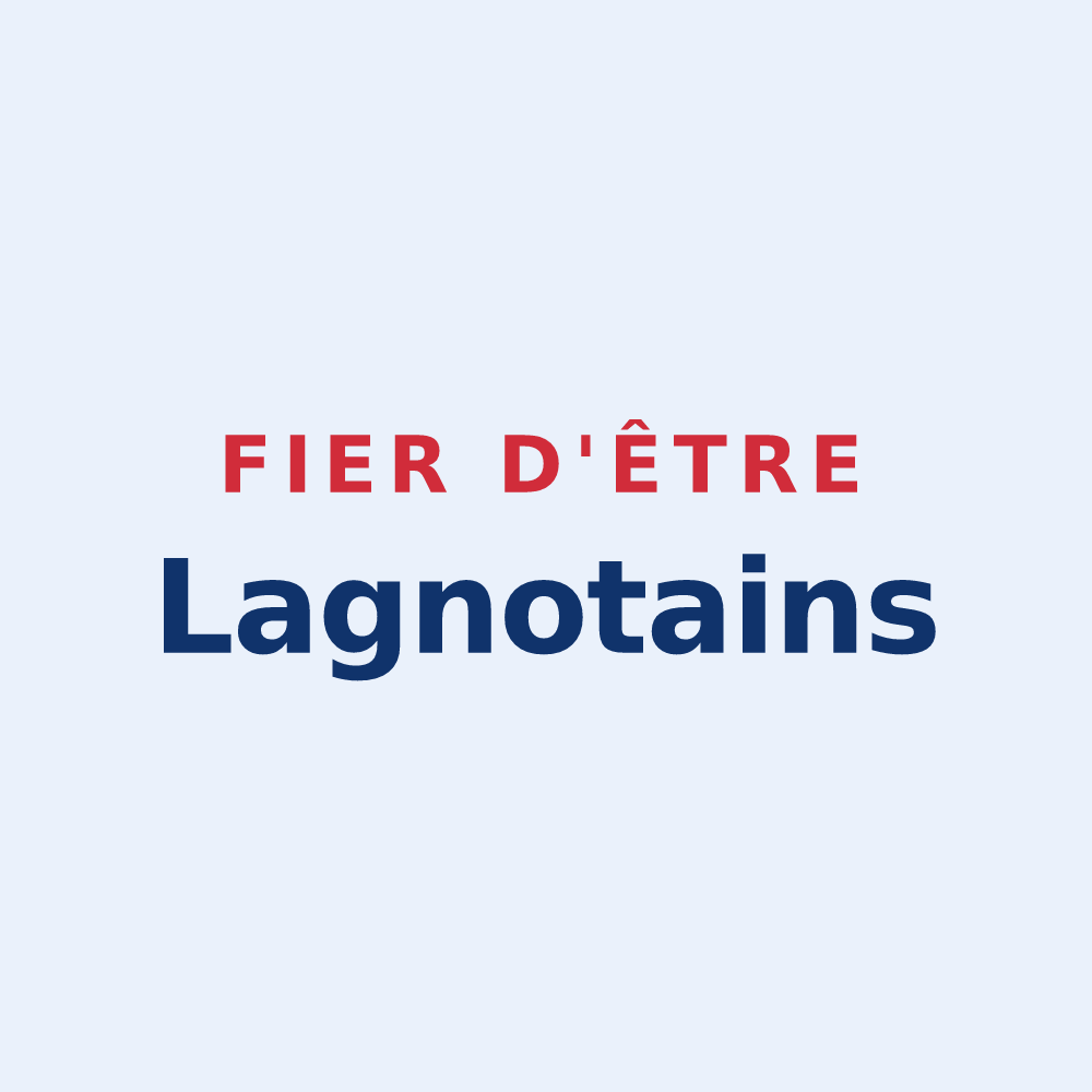 Sticker « Fier d'être Lagnotains » — design pour Lagney