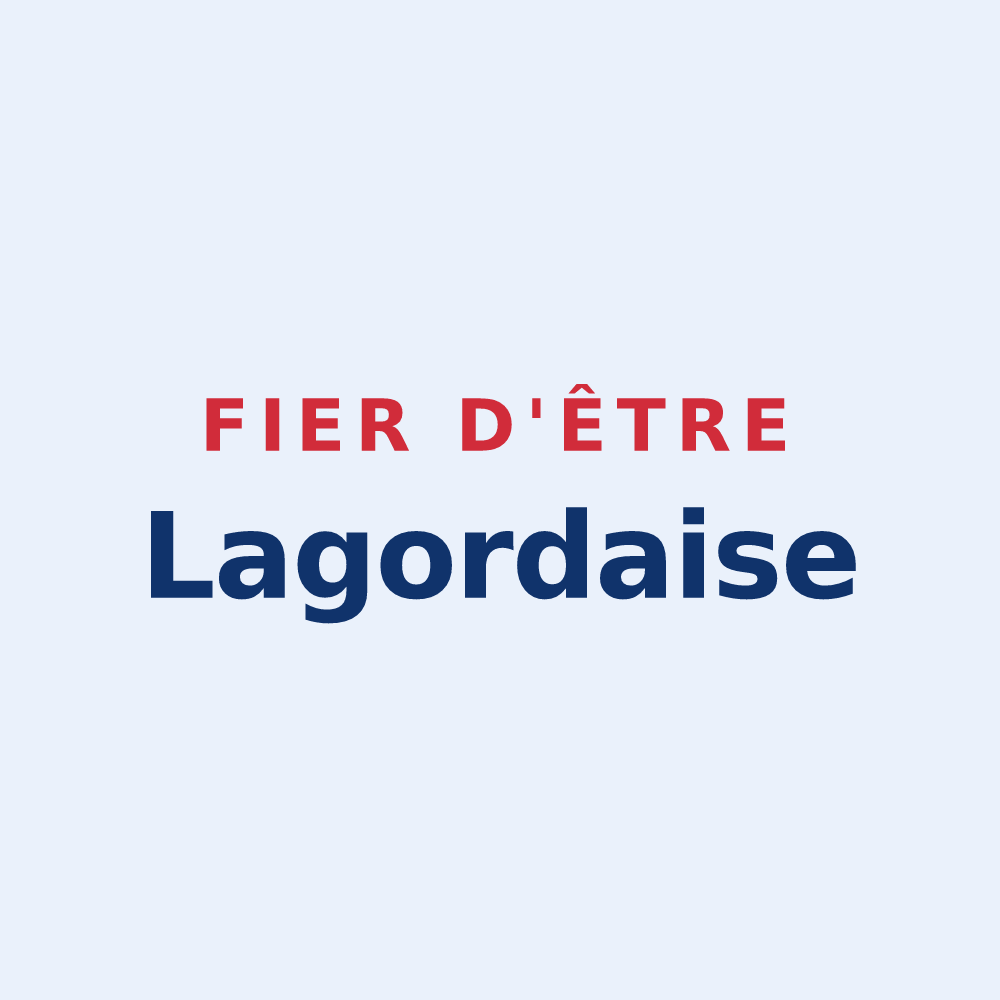 Sticker « Fier d'être Lagordaise » — design pour Lagord