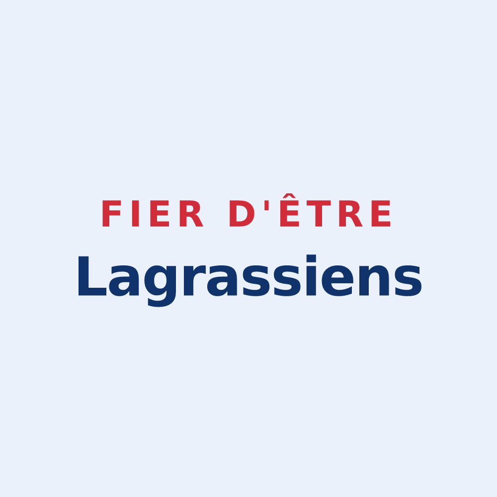 Sticker « Fier d'être Lagrassiens » — design pour Lagrasse