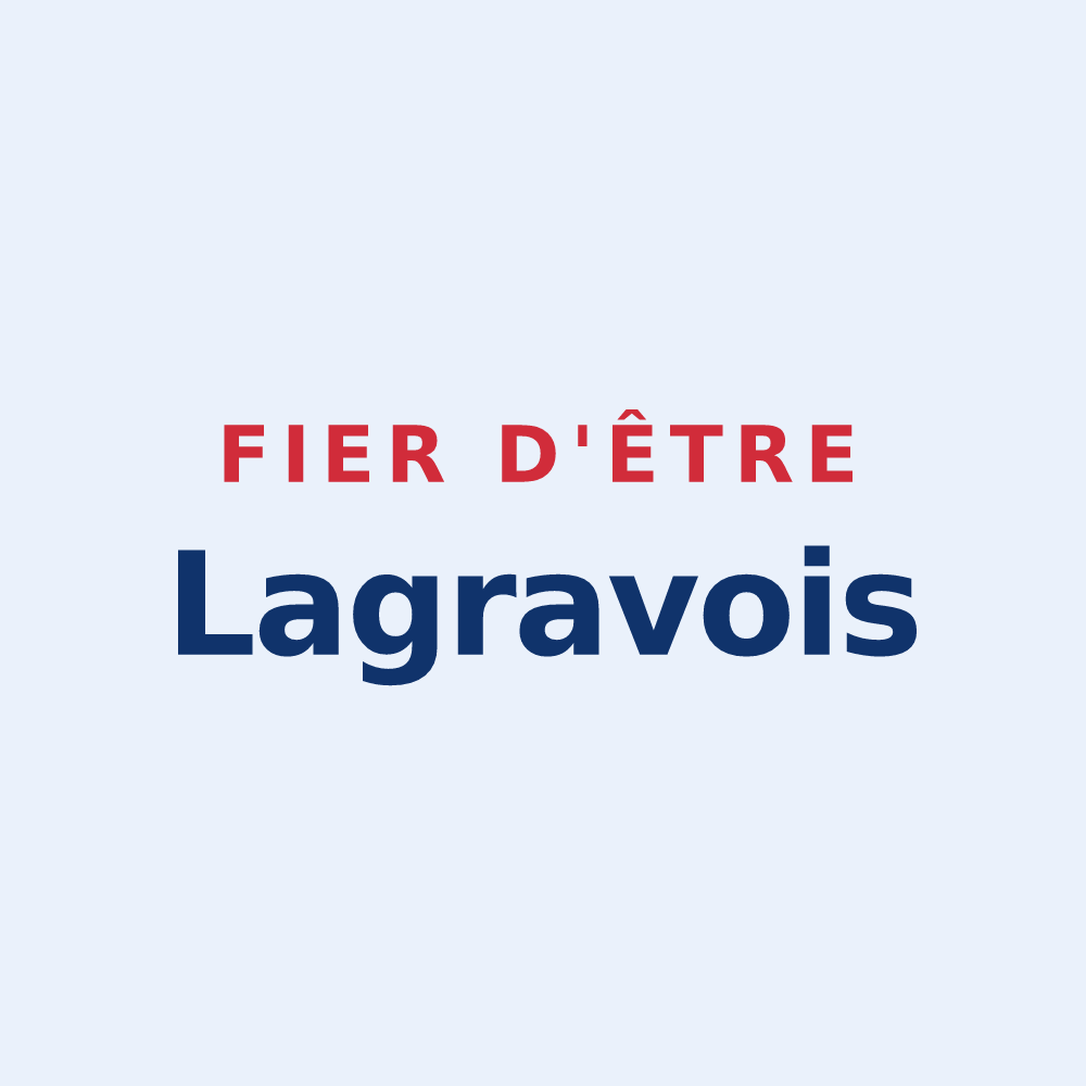 Sticker « Fier d'être Lagravois » — design pour Lagrave