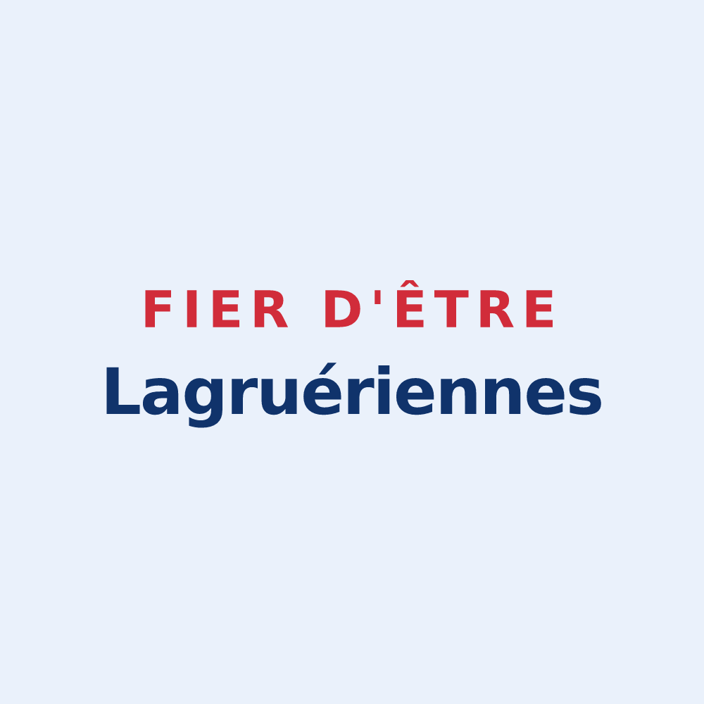 Sticker « Fier d'être Lagruériennes » — design pour Lagruère
