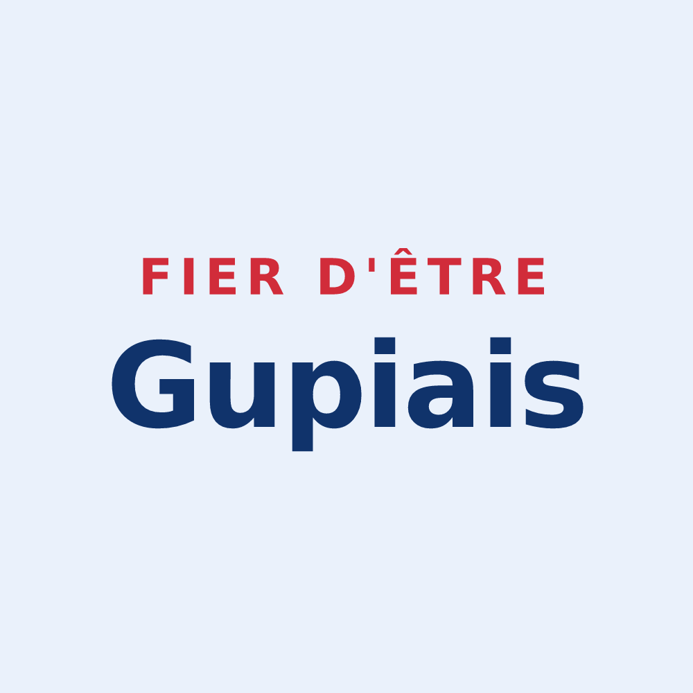 Sticker « Fier d'être Gupiais » — design pour Lagupie