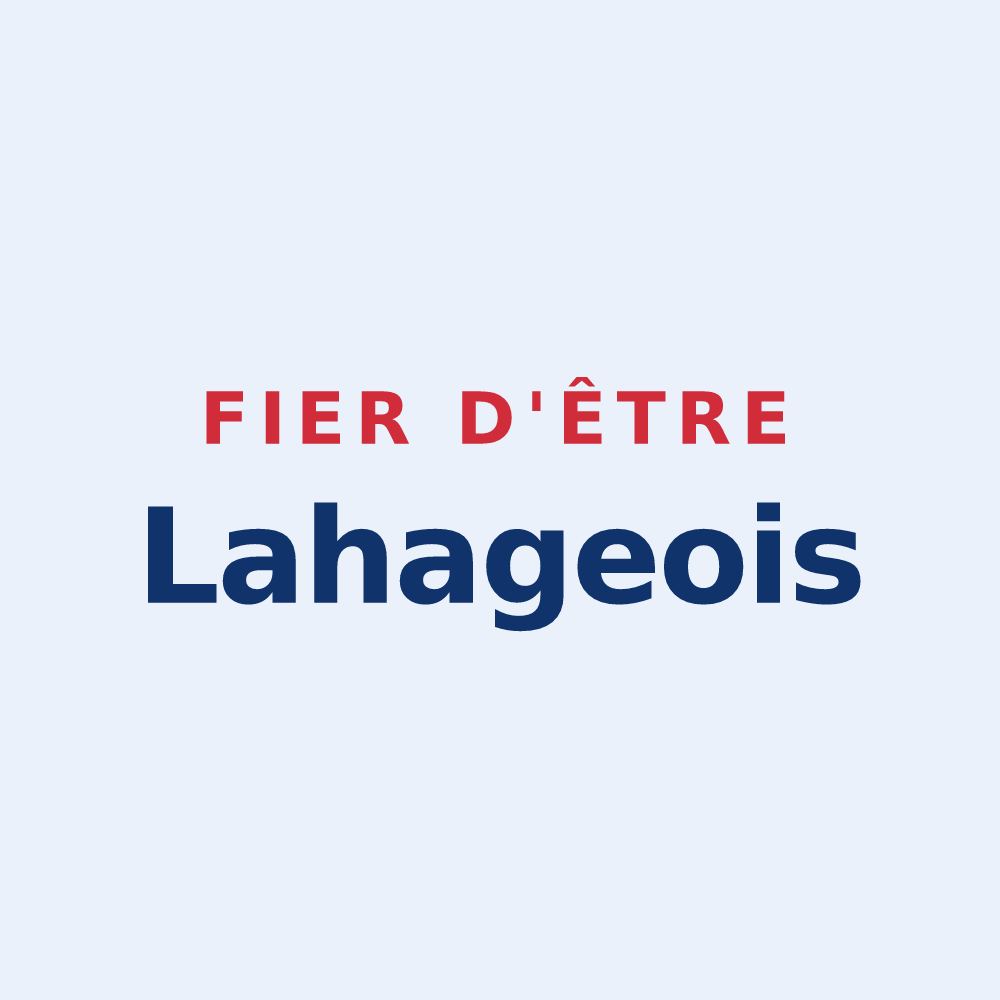Sticker « Fier d'être Lahageois » — design pour Lahage