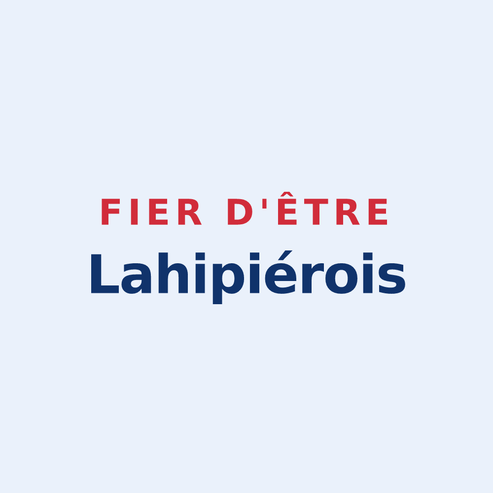 Sticker « Fier d'être Lahipiérois » — design pour Lahitte-Toupière