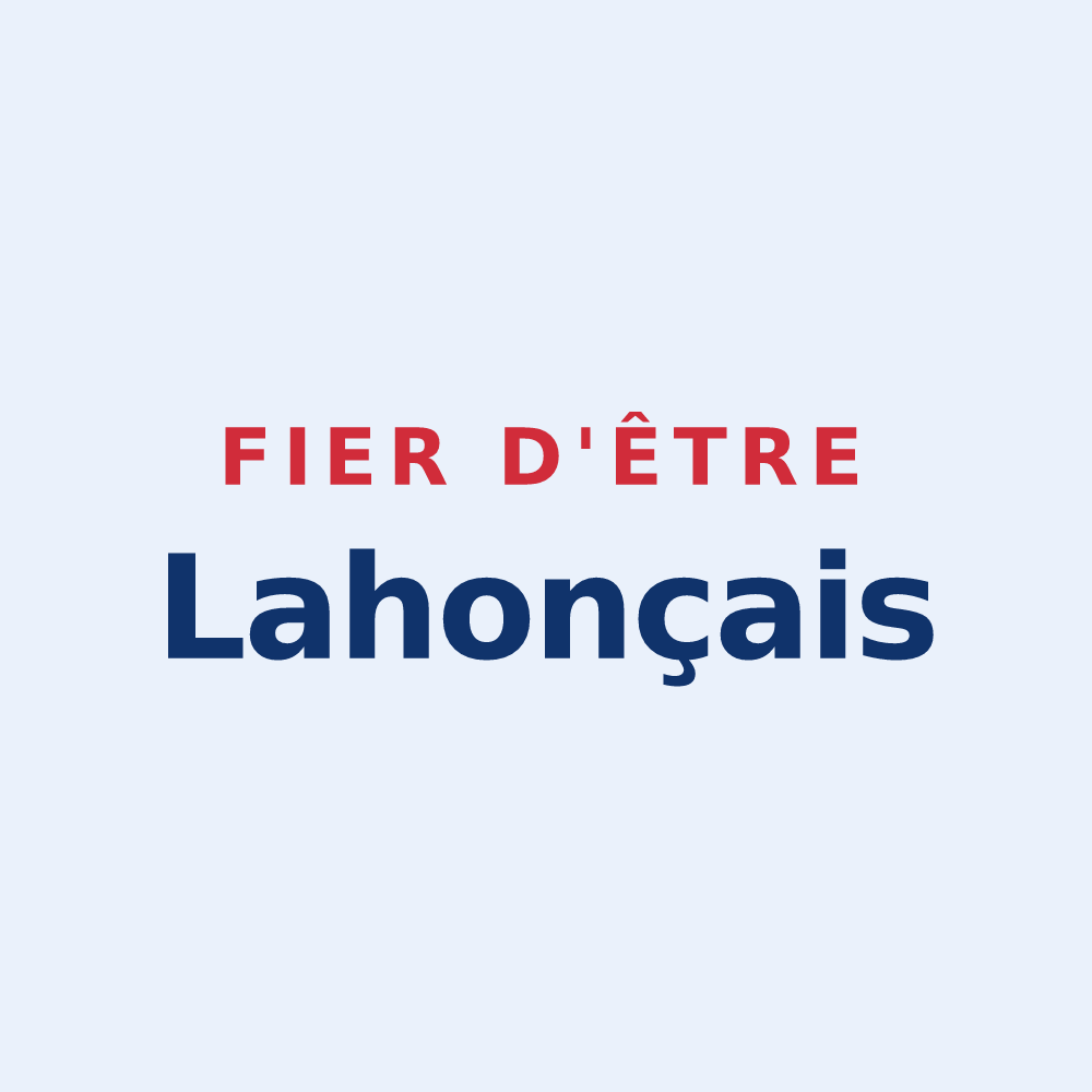 Sticker « Fier d'être Lahonçais » — design pour Lahonce