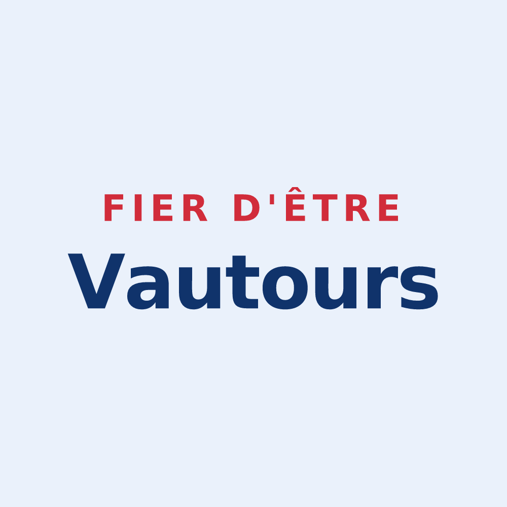 Sticker « Fier d'être Vautours » — design pour Laifour