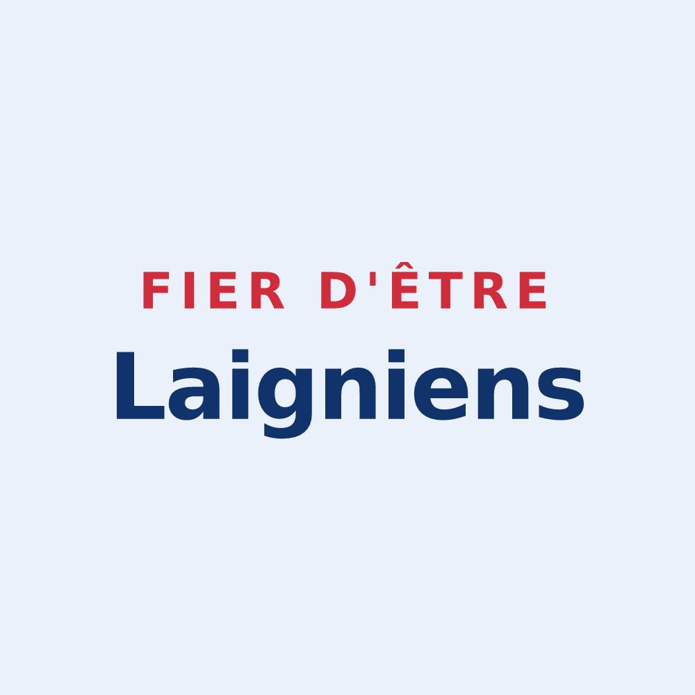 Sticker « Fier d'être Laigniens » — design pour Laigny