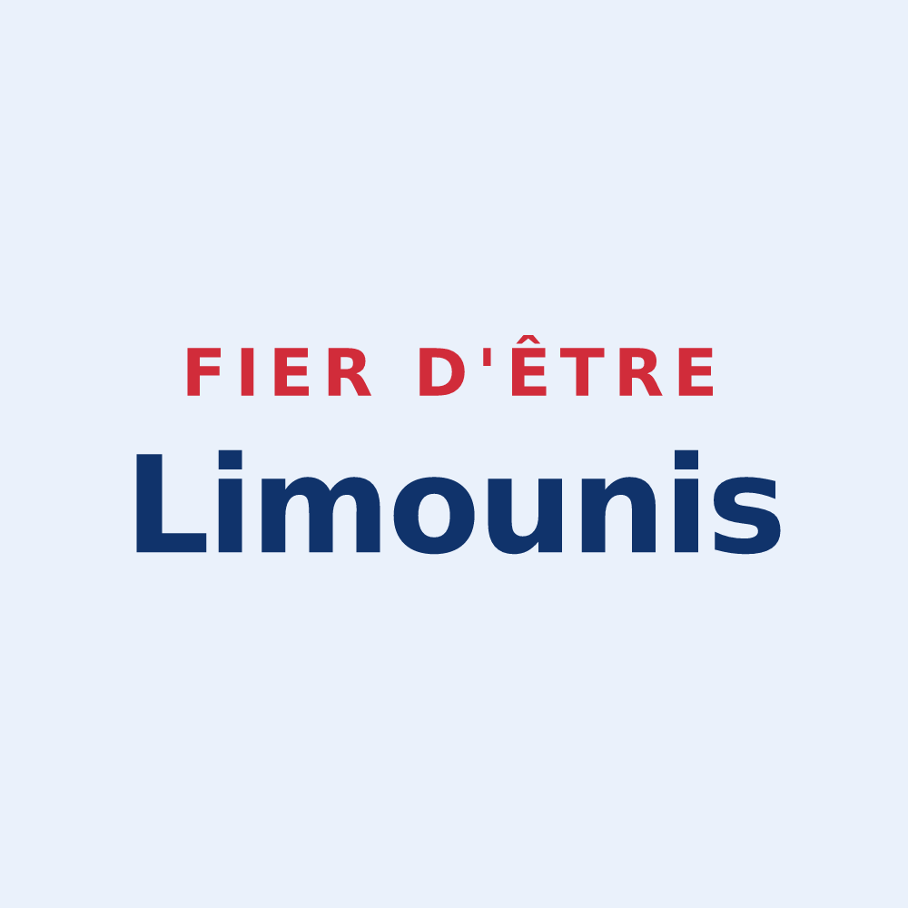 Sticker « Fier d'être Limounis » — design pour Laimont