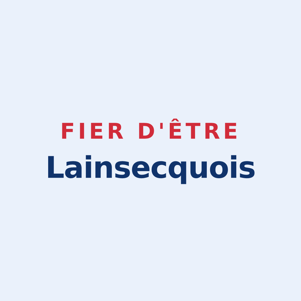 Sticker « Fier d'être Lainsecquois » — design pour Lainsecq