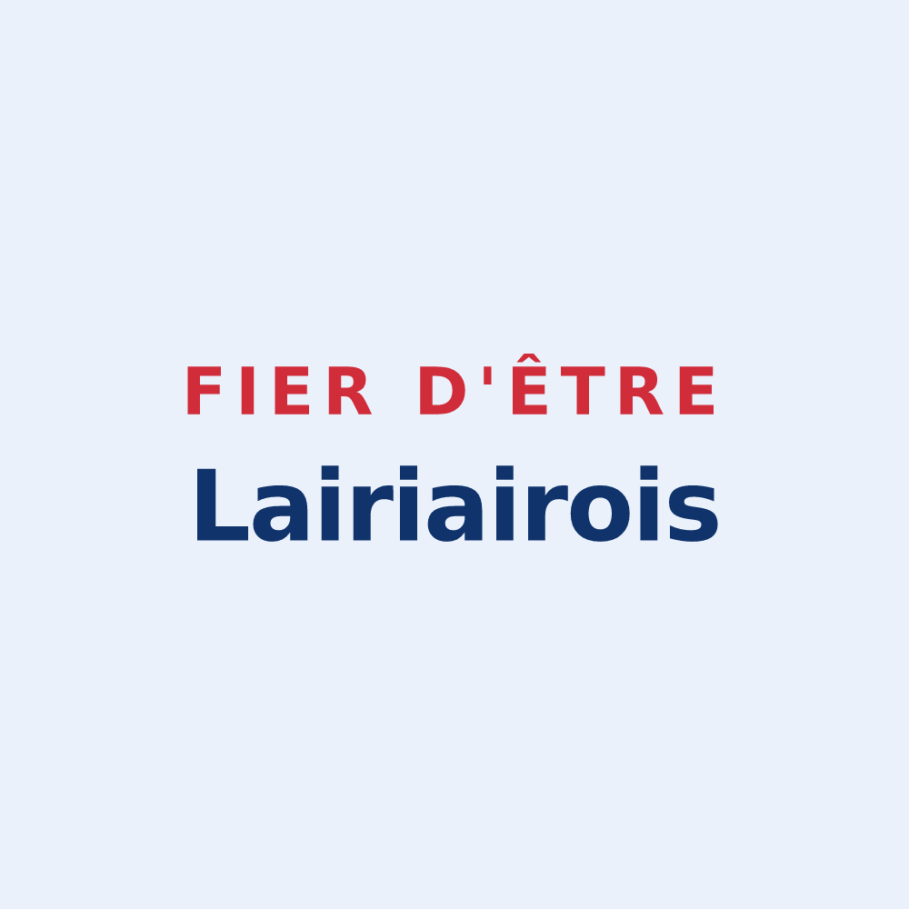 Sticker « Fier d'être Lairiairois » — design pour Lairière