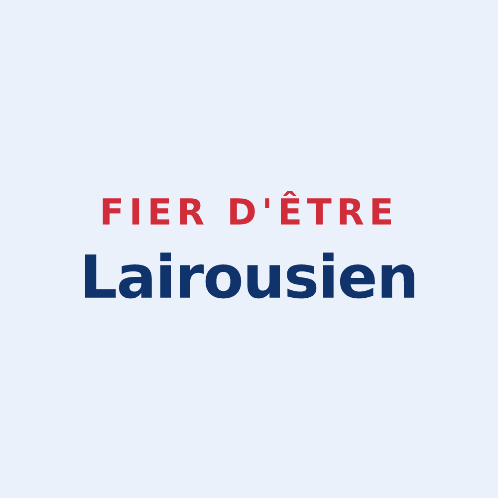 Sticker « Fier d'être Lairousien » — design pour Lairoux