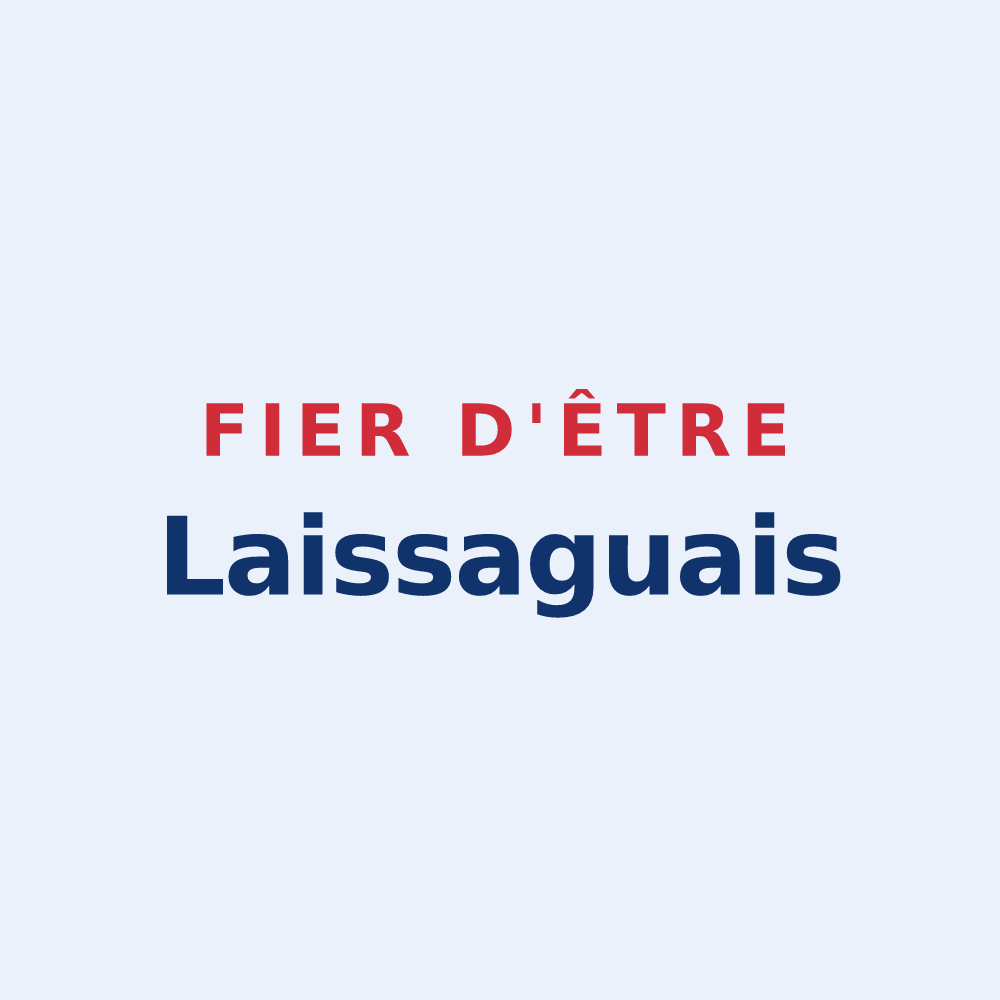 Sticker « Fier d'être Laissaguais » — design pour Laissac-Sévérac l'Église