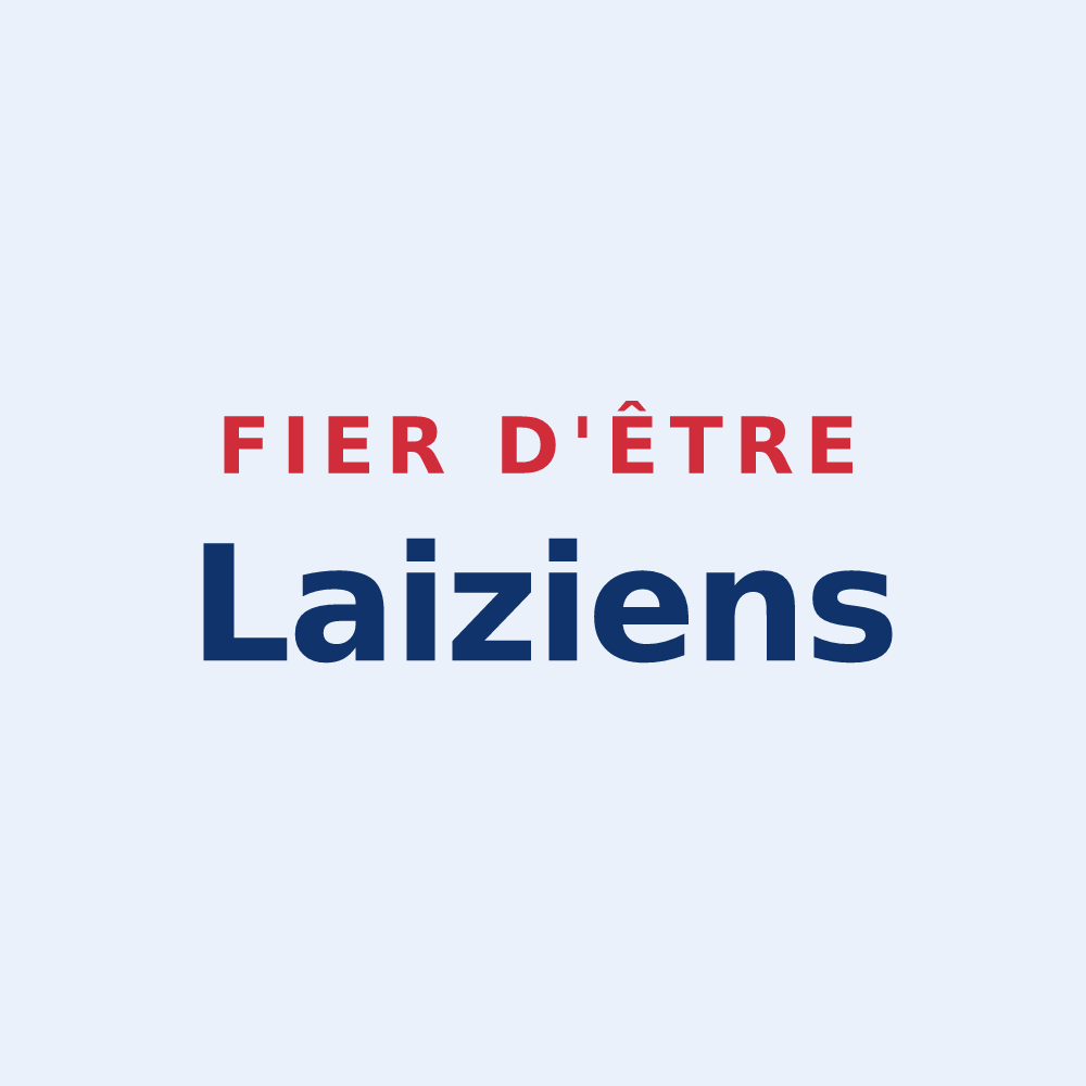 Sticker « Fier d'être Laiziens » — design pour Laize-Clinchamps