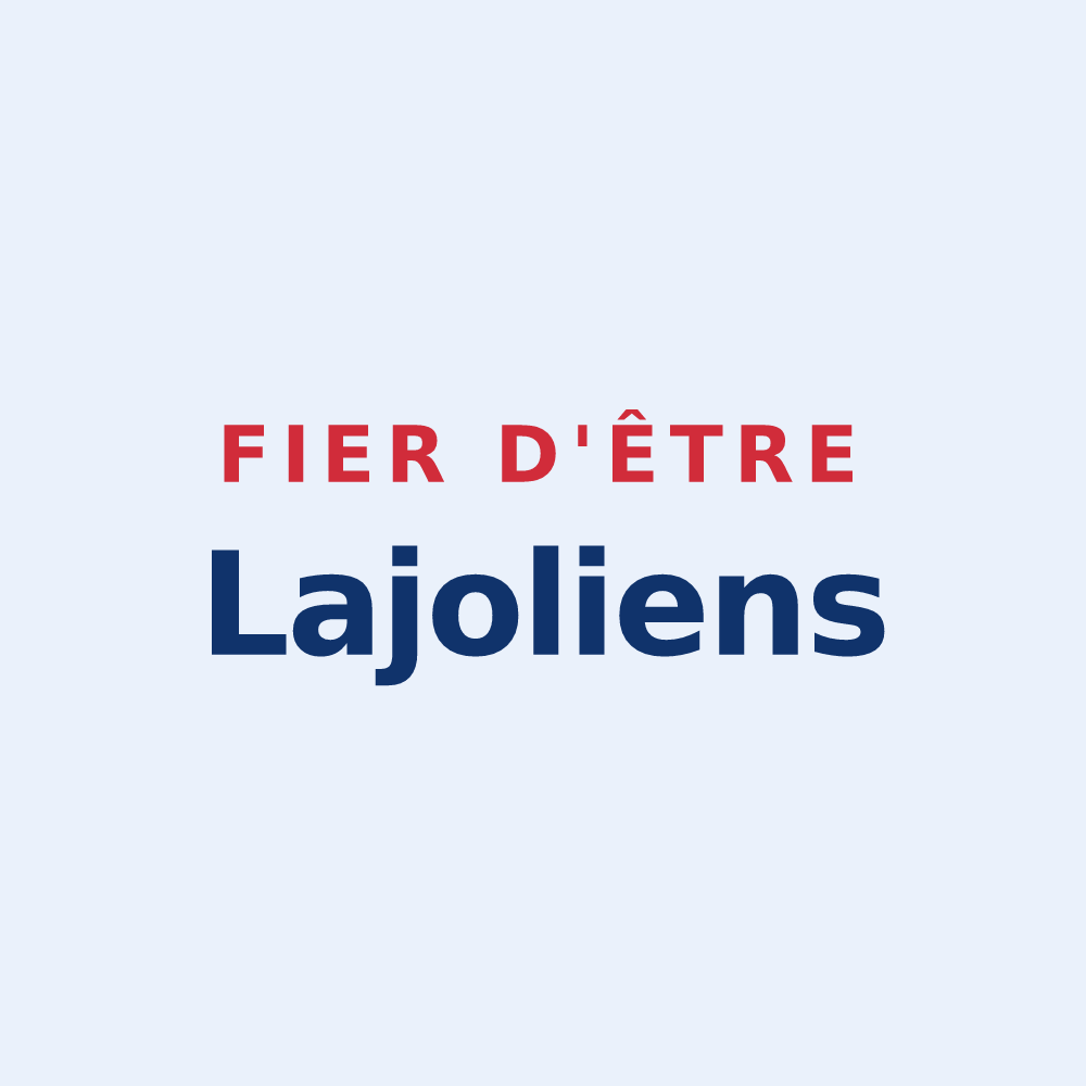 Sticker « Fier d'être Lajoliens » — design pour Lajo
