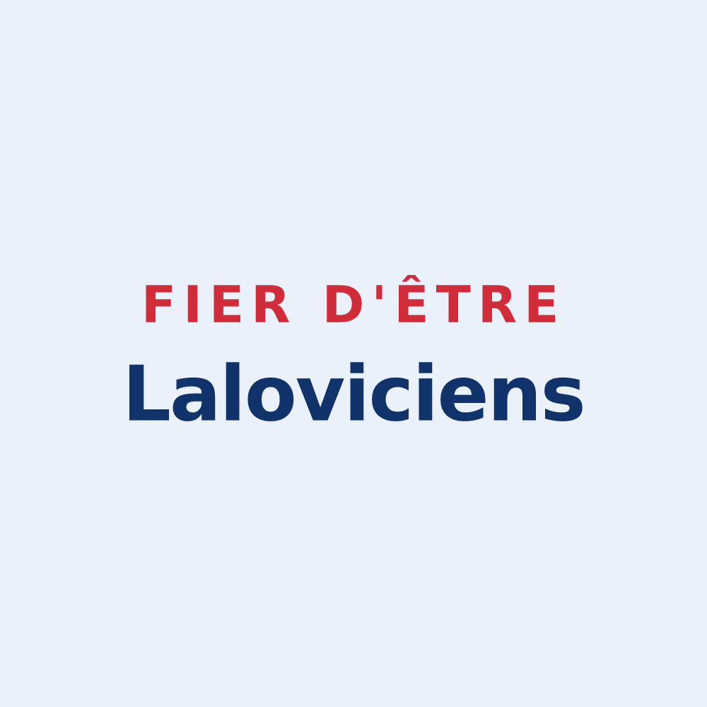 Sticker « Fier d'être Laloviciens » — design pour Lalœuf