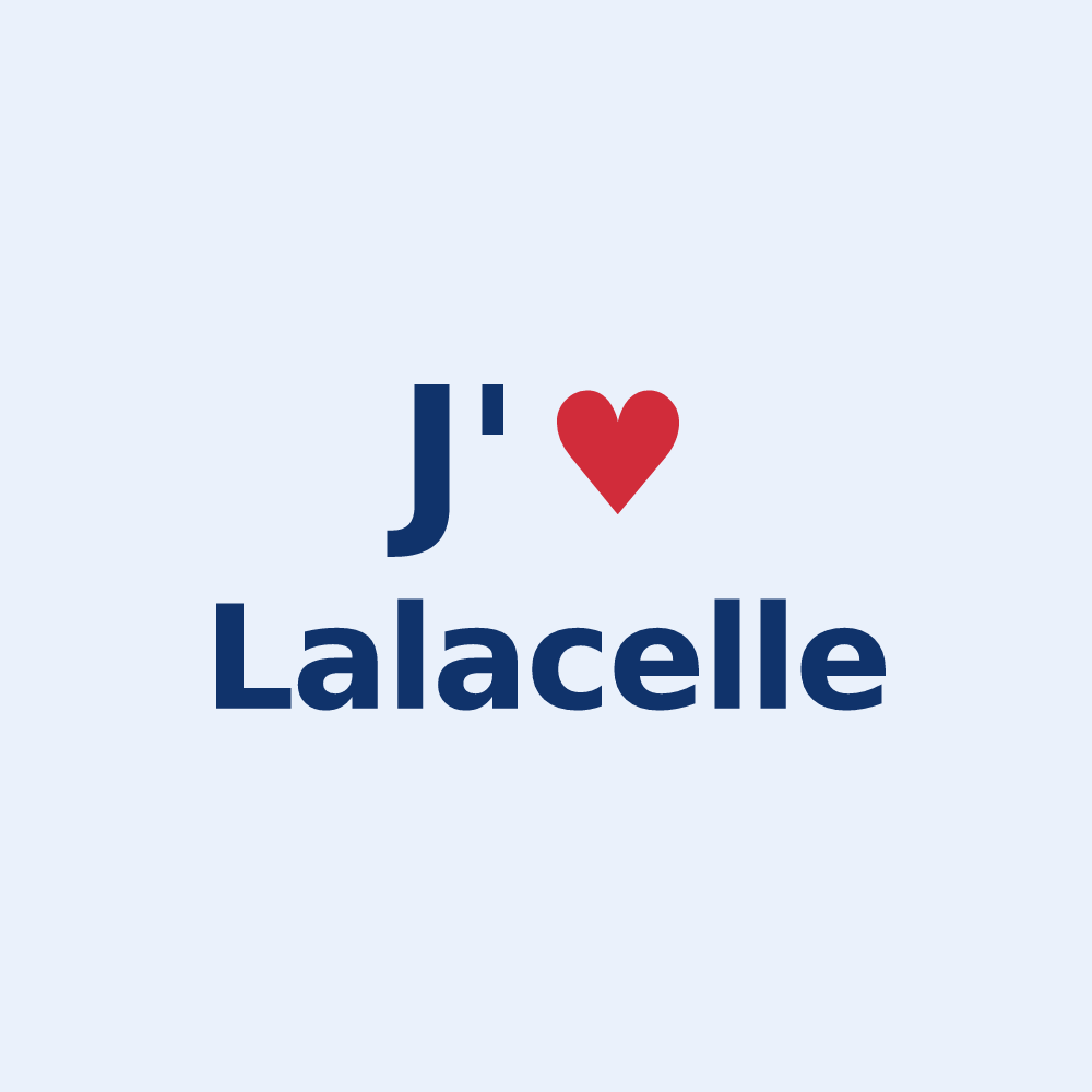 Sticker personnalisé Lalacelle — design J'aime Lalacelle