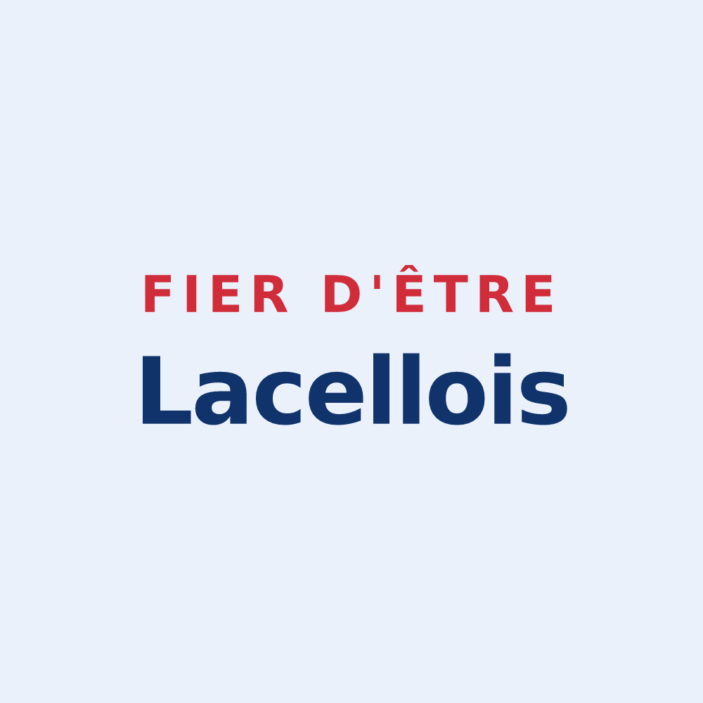 Sticker « Fier d'être Lacellois » — design pour Lalacelle